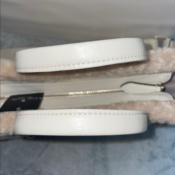 New Kate Spade ‘Jett’ Faux Shearling Small Tote - Picture 4 of 16